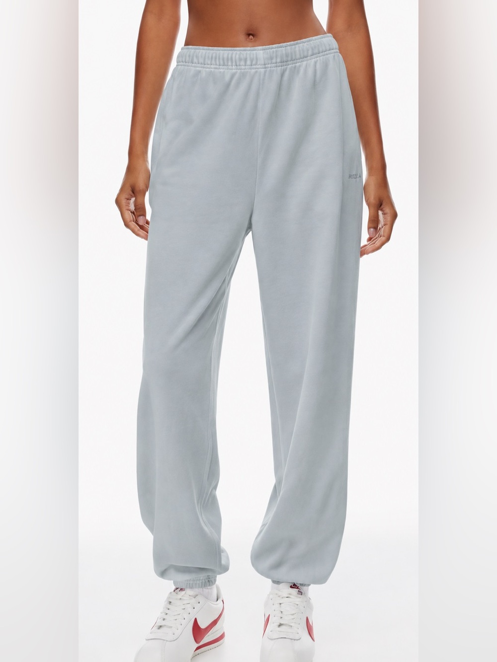 Aritzia Sweatfleece Airy Terry Mega Sweatpants Light Pale Blue Size Small Small